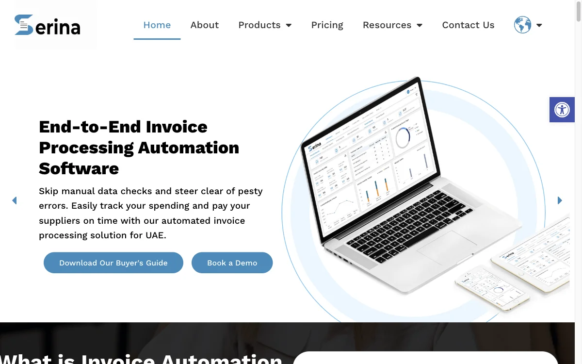 Serina Invoice Automation Software: تحسين عملية'Invoice بفضل'automation' وAI