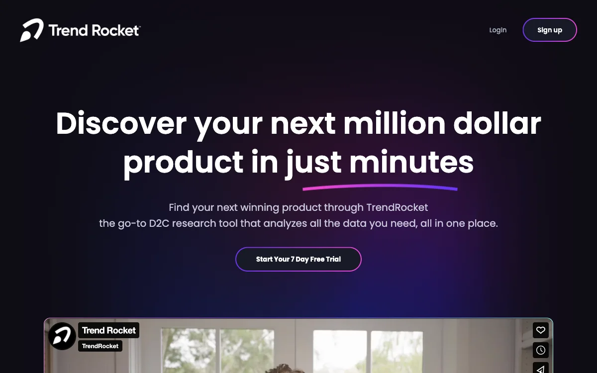 TrendRocket: Discover Winning Brands & Products with AI-Powered Research