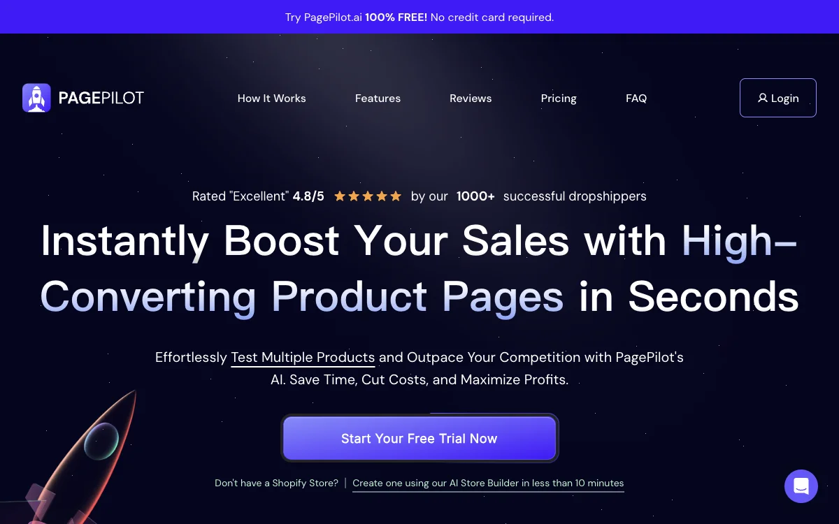 PagePilot.ai: Create High-Converting Shopify Product Pages & Grow Your Store