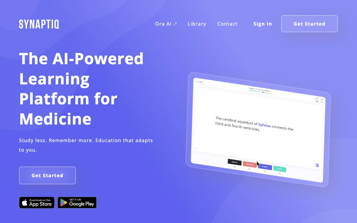 Synaptiq Learning: AI-Powered Platform for Effective Medical Education