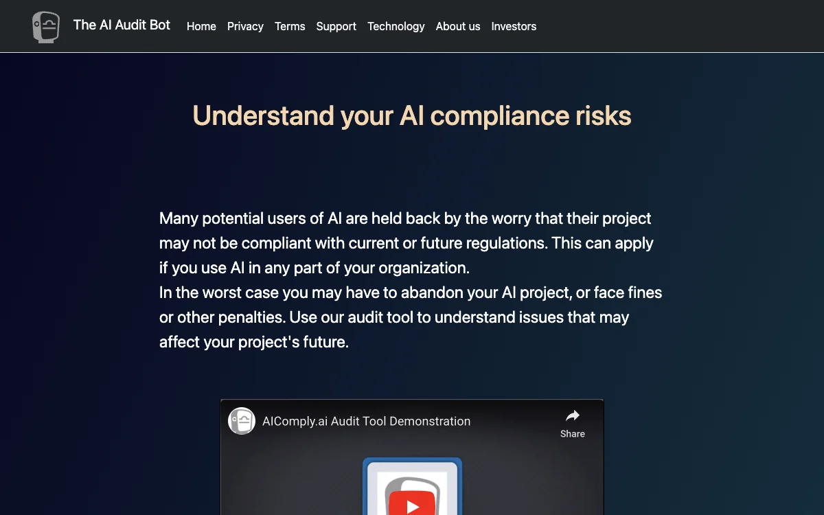 AI Audit Bot: Uncover and Manage Your AI Compliance Risks