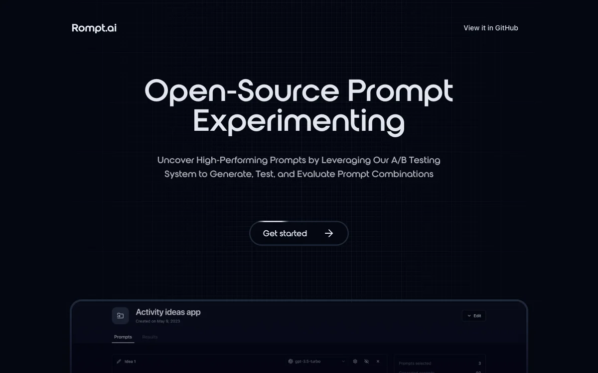 Rompt.ai: Unleashing the Potential of Prompt Experimentation