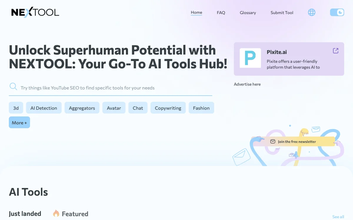 Nextool AI - الأدوات الذكائى الاصطناعي الأفضل للعمل و التطبيقات الذكائى الاصطناعي