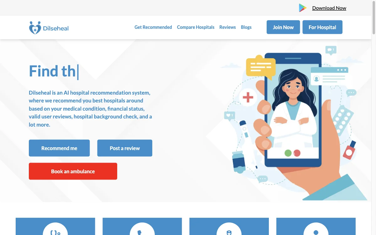 Dilseheal: Revolutionizing Hospital Recommendations with AI