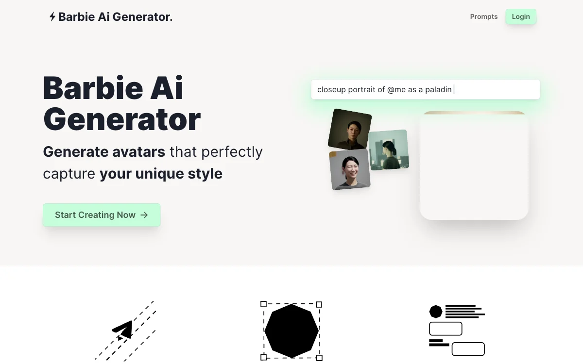 Barbie AI Generator：捕捉你独特风格的AI头像生成工具