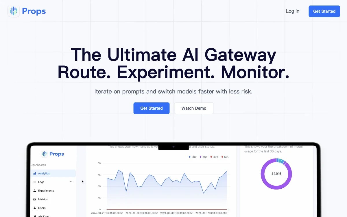 Props AI: Il Gateway AI per un'esperienza ottimale e migliorare i prodotti AI