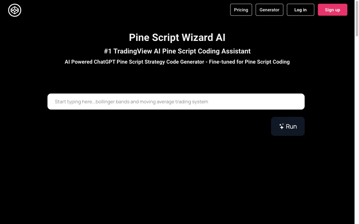 Pine Script Wizard ChatGPT: Generate Optimized TradingView Code