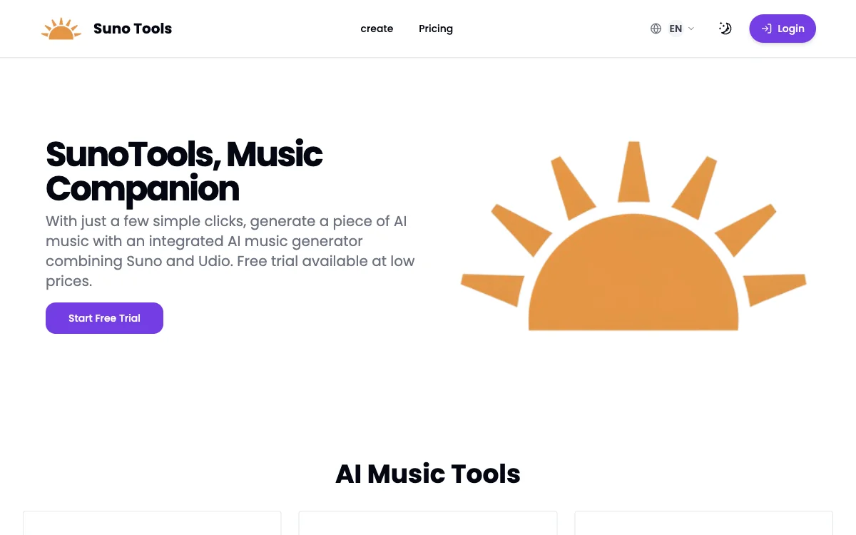 Suno AI 工具 - 免费生成和下载 AI 音乐 | Suno Tools