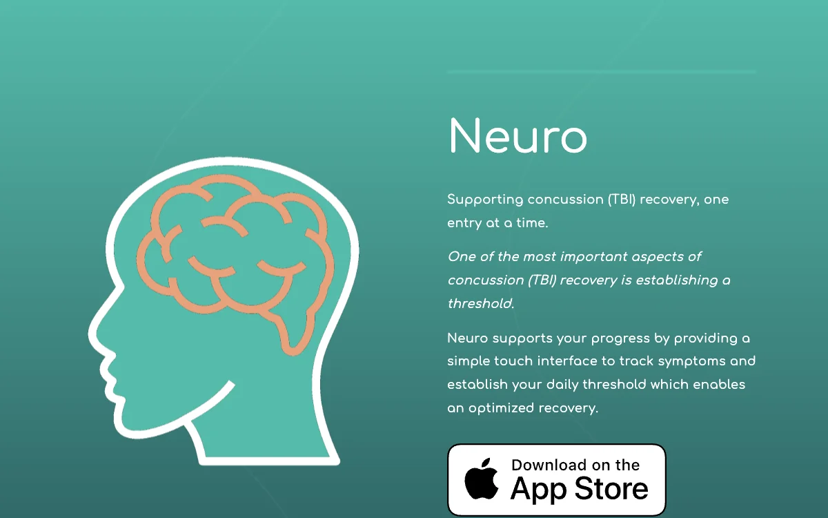 Neuro iOS App: Empowering Concussion Recovery