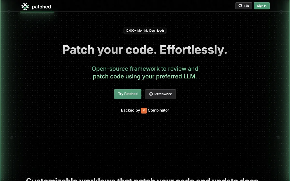 Patched: Maak jouw code patching eenvoudig met AI