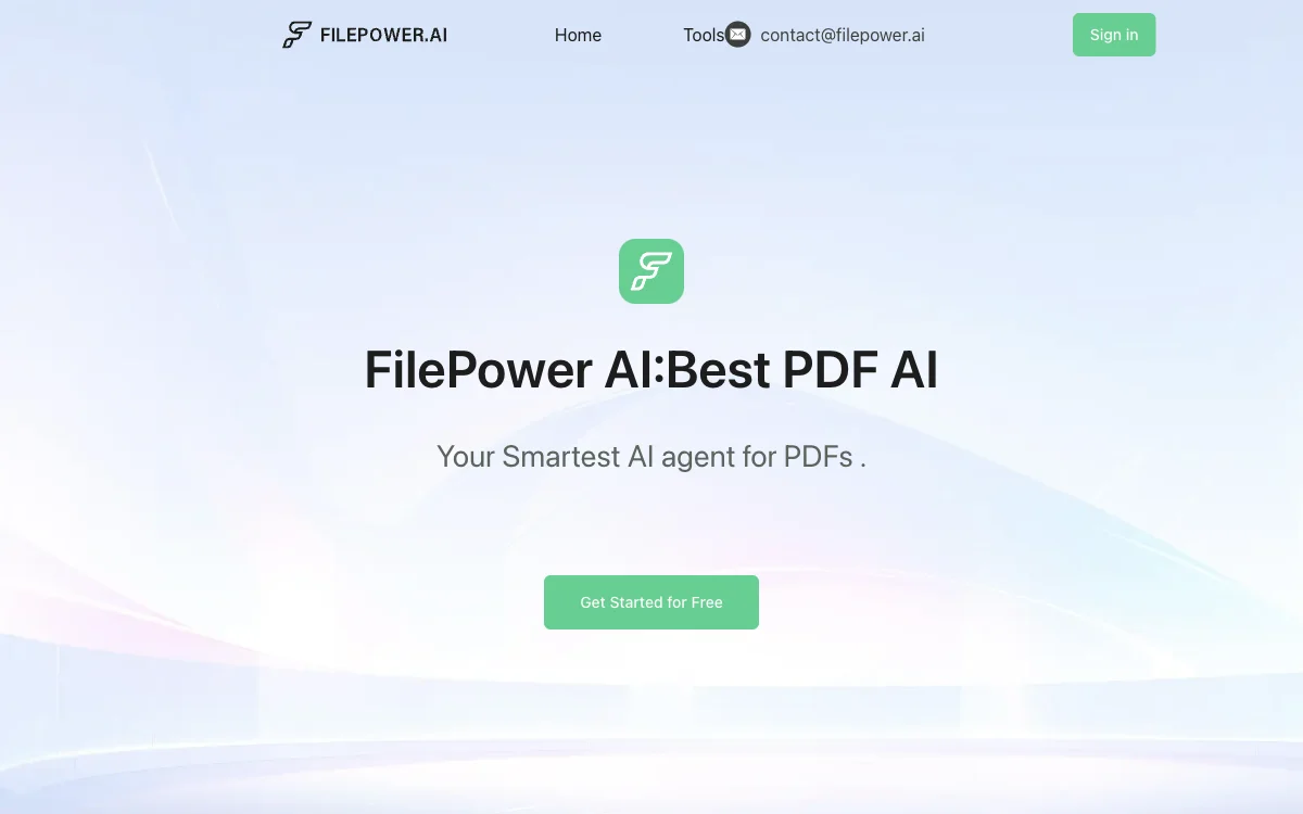 FilePower AI : Le Meilleur Agent IA pour les PDFs