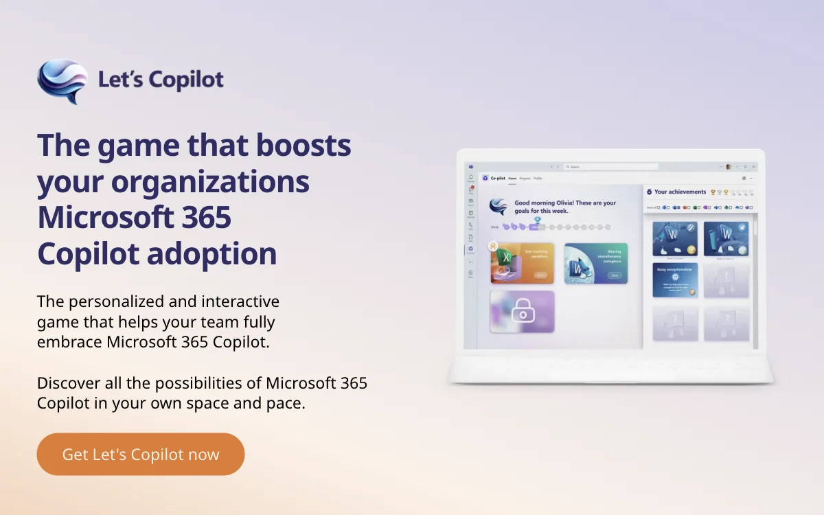 Let’s Copilot：通过互动学习最大化 Microsoft 365 Copilot 采用率