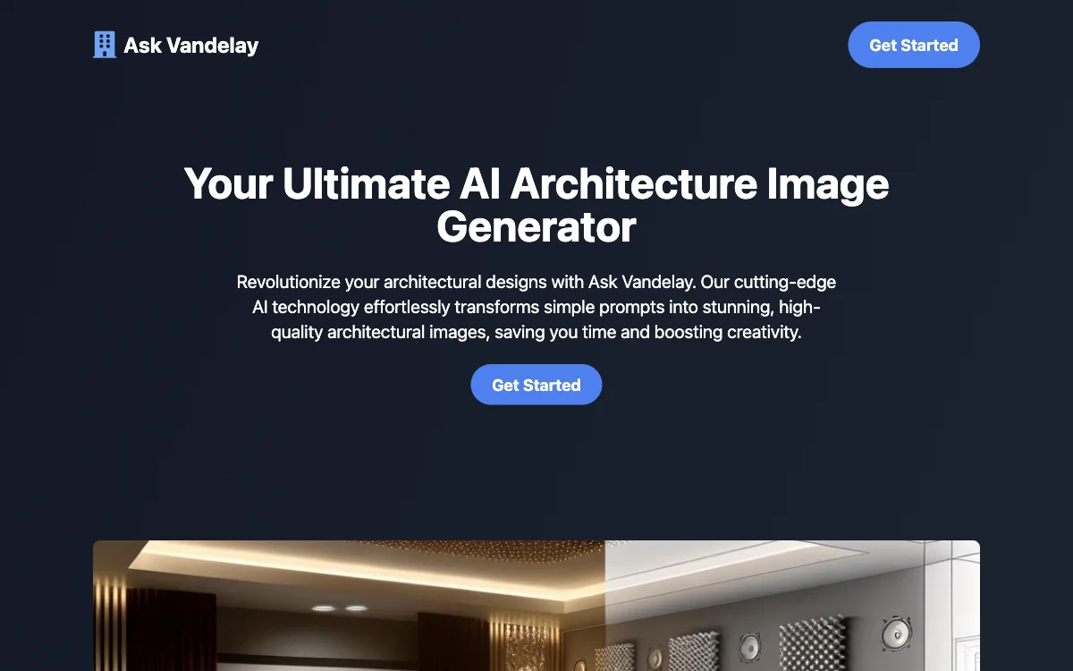 Ask Vandelay - Генератор Архитектурных Изображений с ИИ