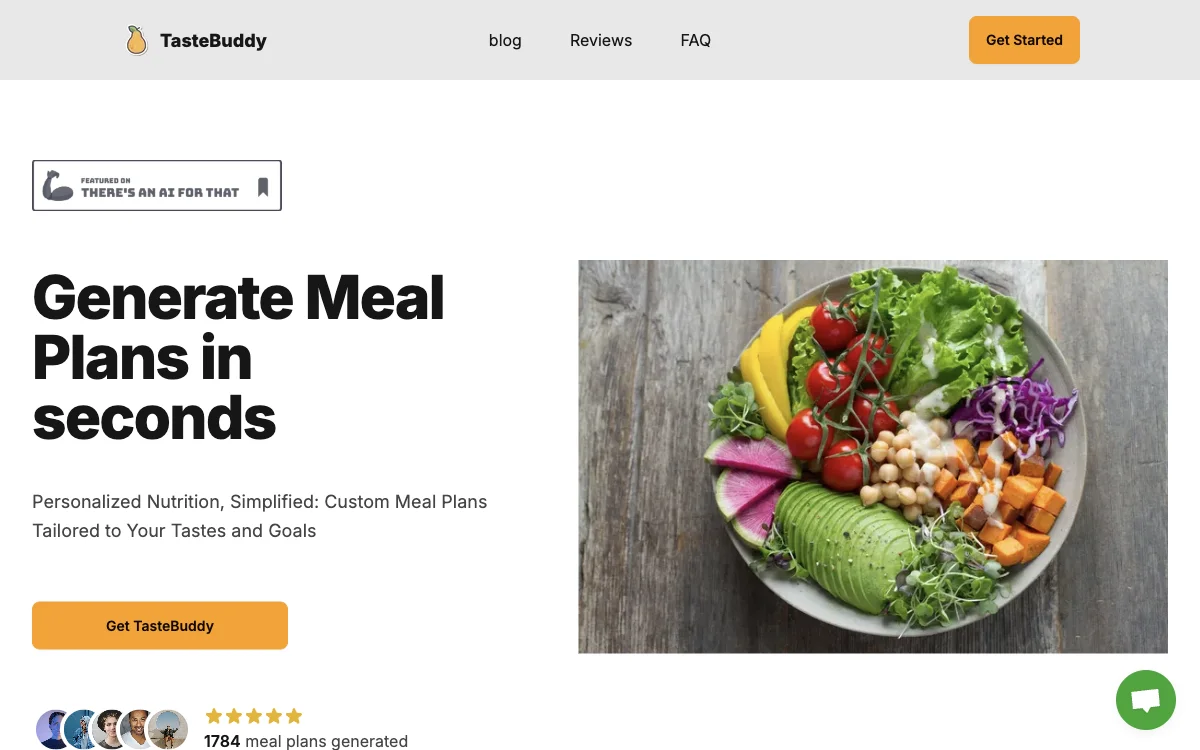 TasteBuddy: Il Generatore di Piani Alimentari Personalizzati