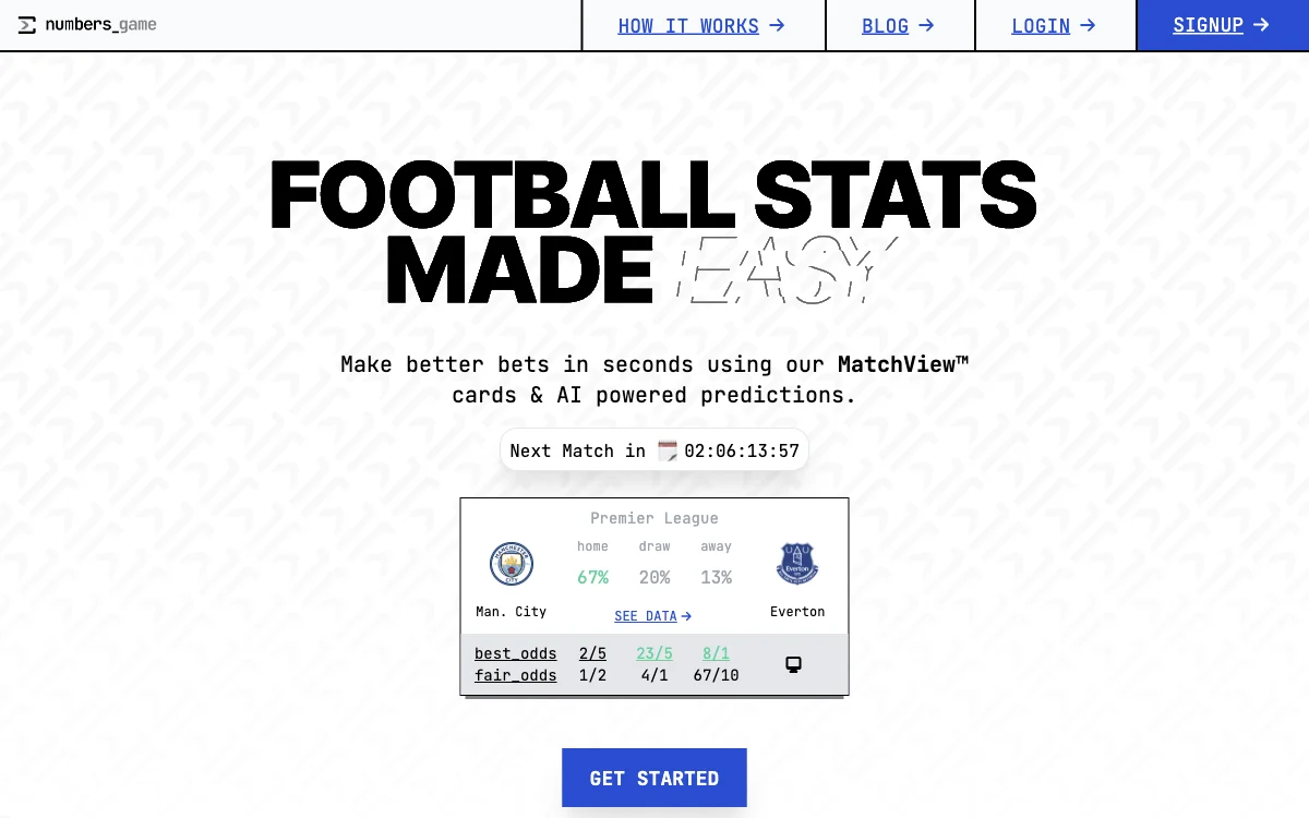 Numbers Game: Facilitare le Scommesse Calcistiche con AI