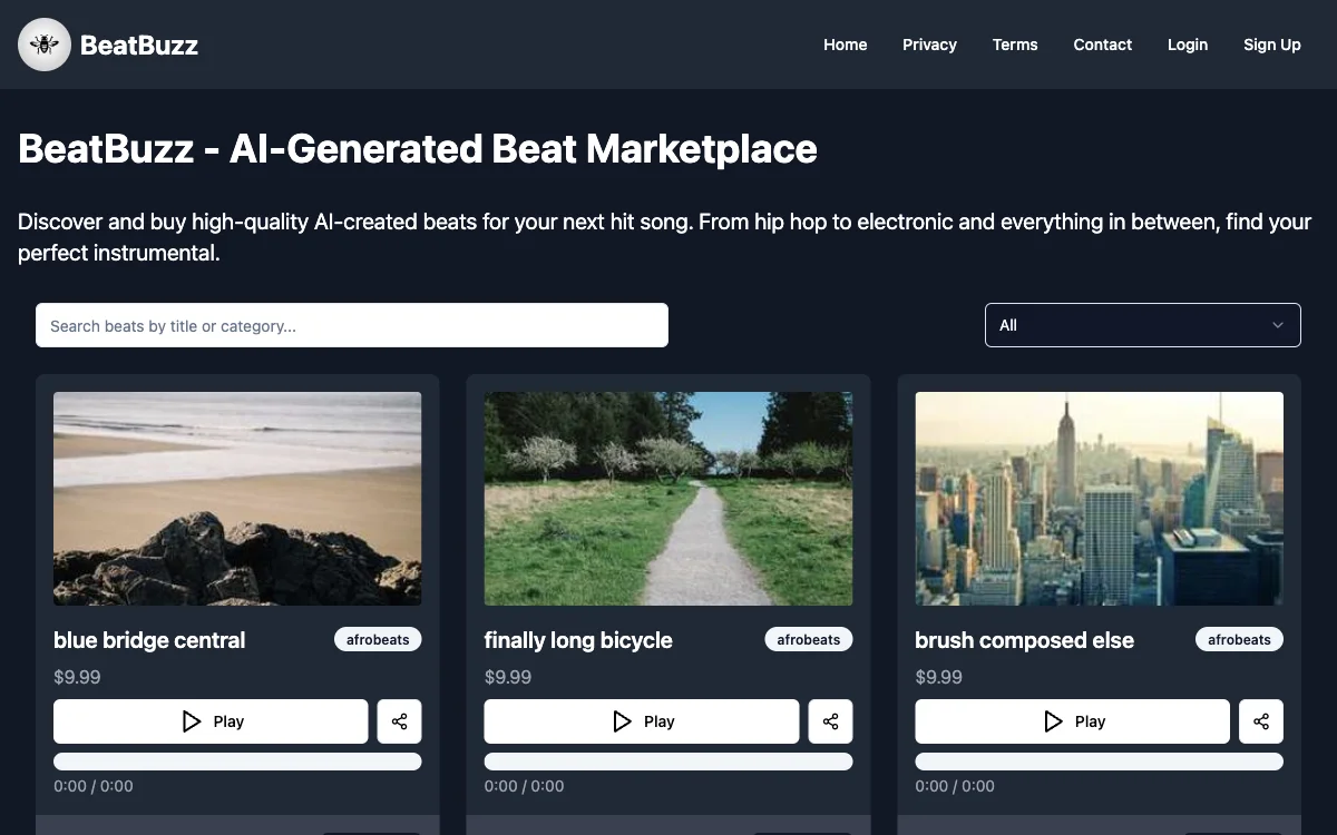 BeatBuzz: AI-Generated Beats for Your Next Hit Song