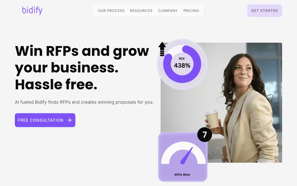 Bidify: AI-Powered Tool to Win RFPs and Grow Your Business