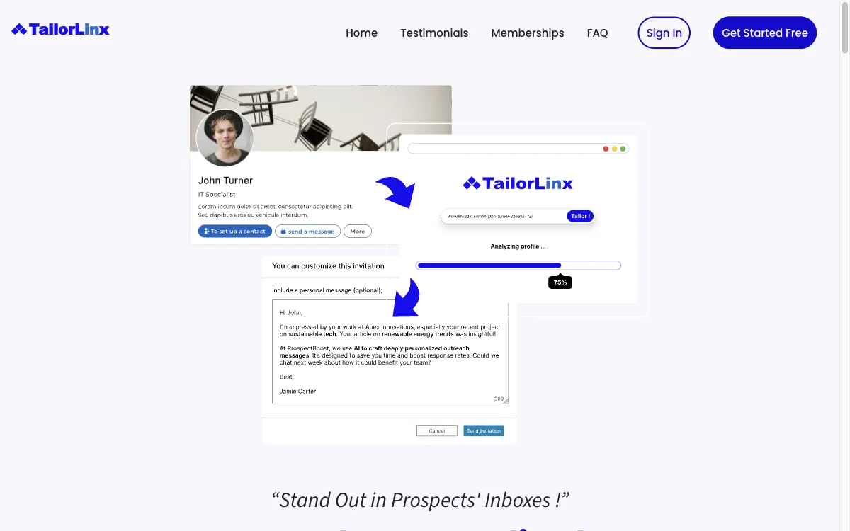 TailorLinx: Улучшение охвата продаж с персонализацией