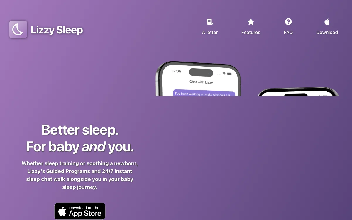 Lizzy Sleep app: المساعد الذكي في تحسين نوم الأطفال