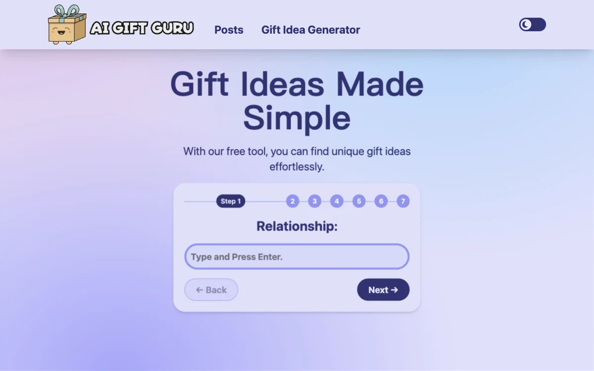 AI Gift Guru: Tạo ra ý tưởng quà tặng đơn giản và hiệu quả