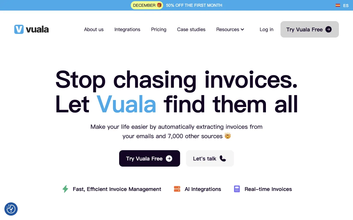 Vuala: Streamlining Invoice Management with AI