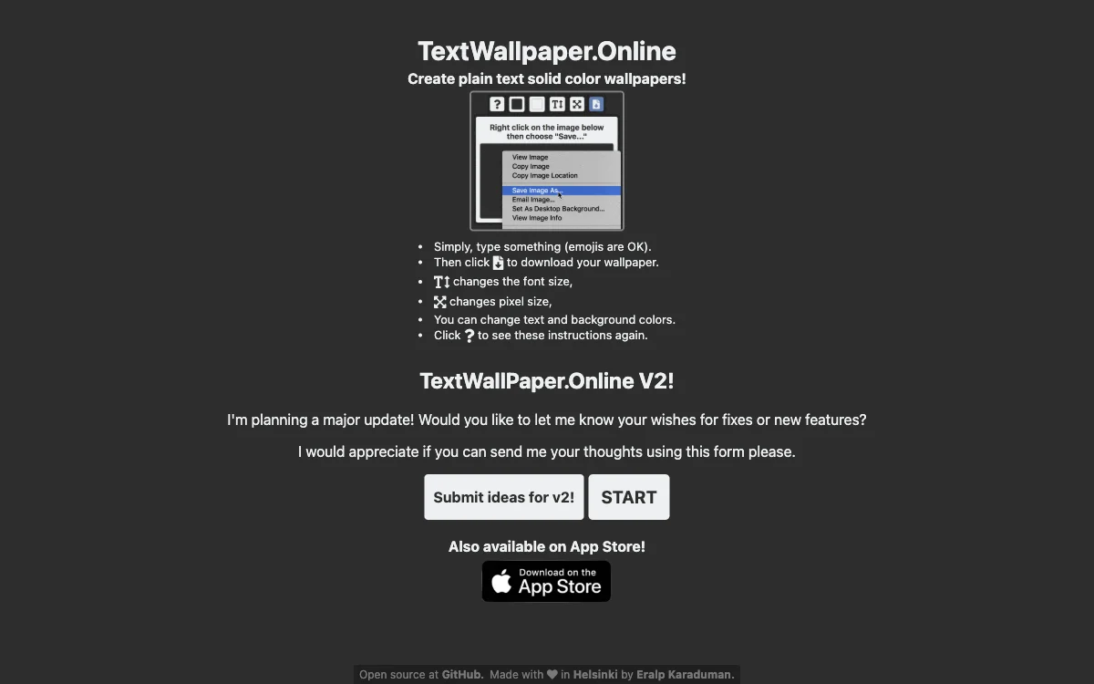 TextWallpaper.Online：轻松创建个性化壁纸