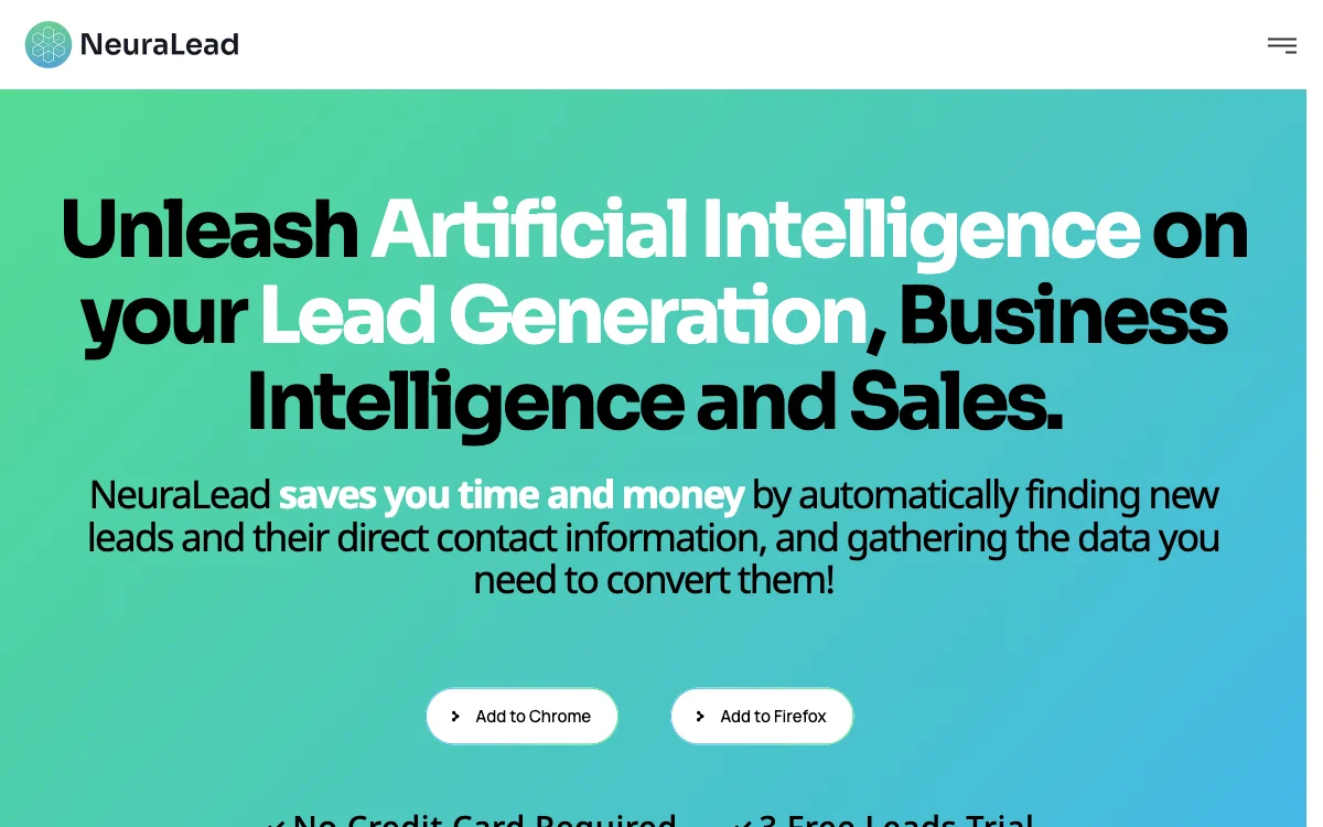 NeuraLead: Unleashing AI for Leadgen and Business Intel