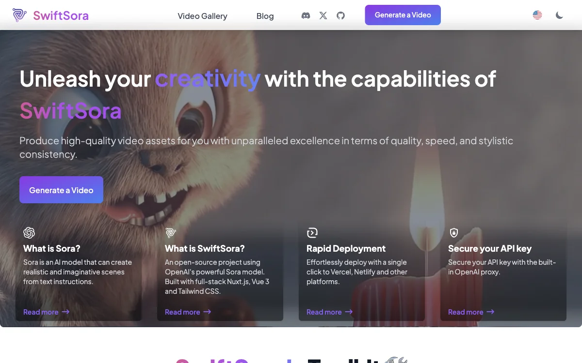 SwiftSora - AI Video Generator - Create Stunning Videos from Text Prompts