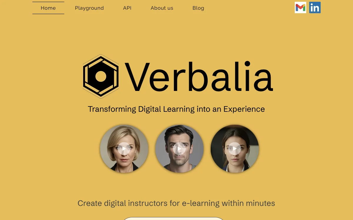 Verbalia: AI-Powered Video Generation for Enhanced E-Learning