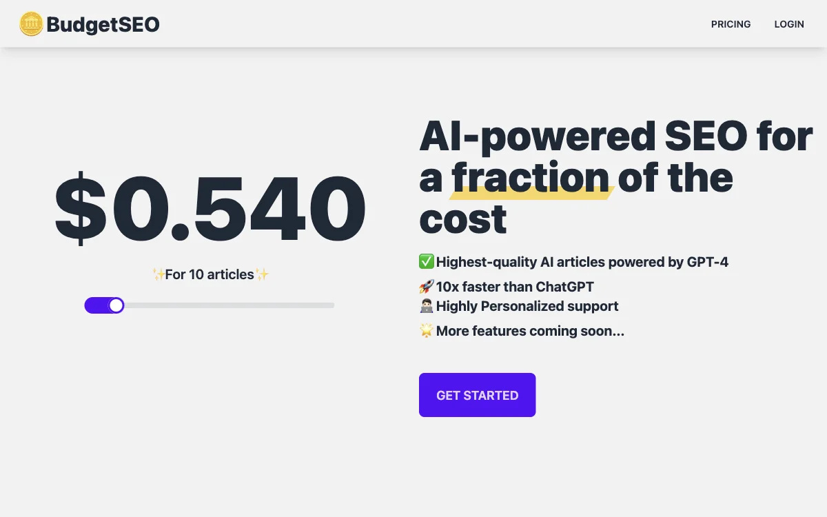 Budget-friendly AI Powered SEO: High-Quality Articles at a Low Cost