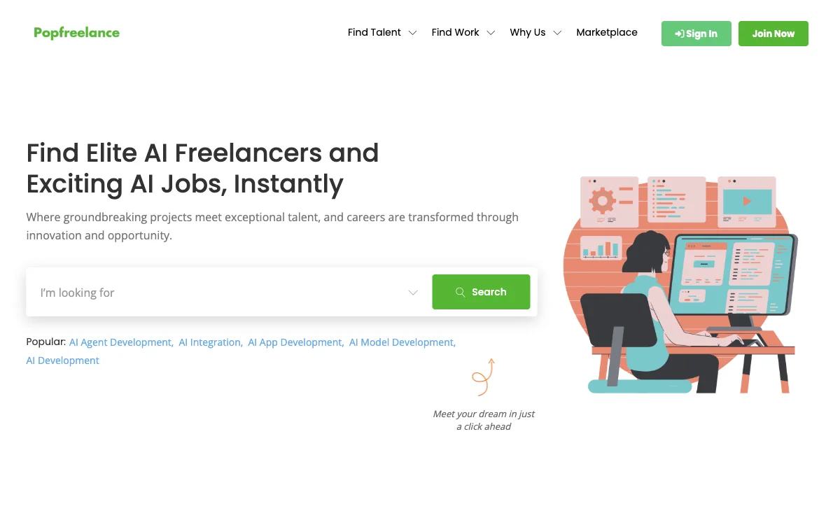 Popfreelance: Your Gateway to AI Freelancing Success