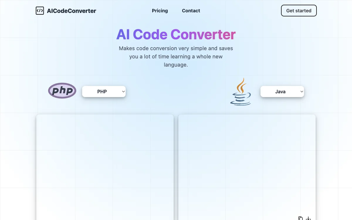 AI Code Converter - Simplify Code Conversion Across Multiple Languages