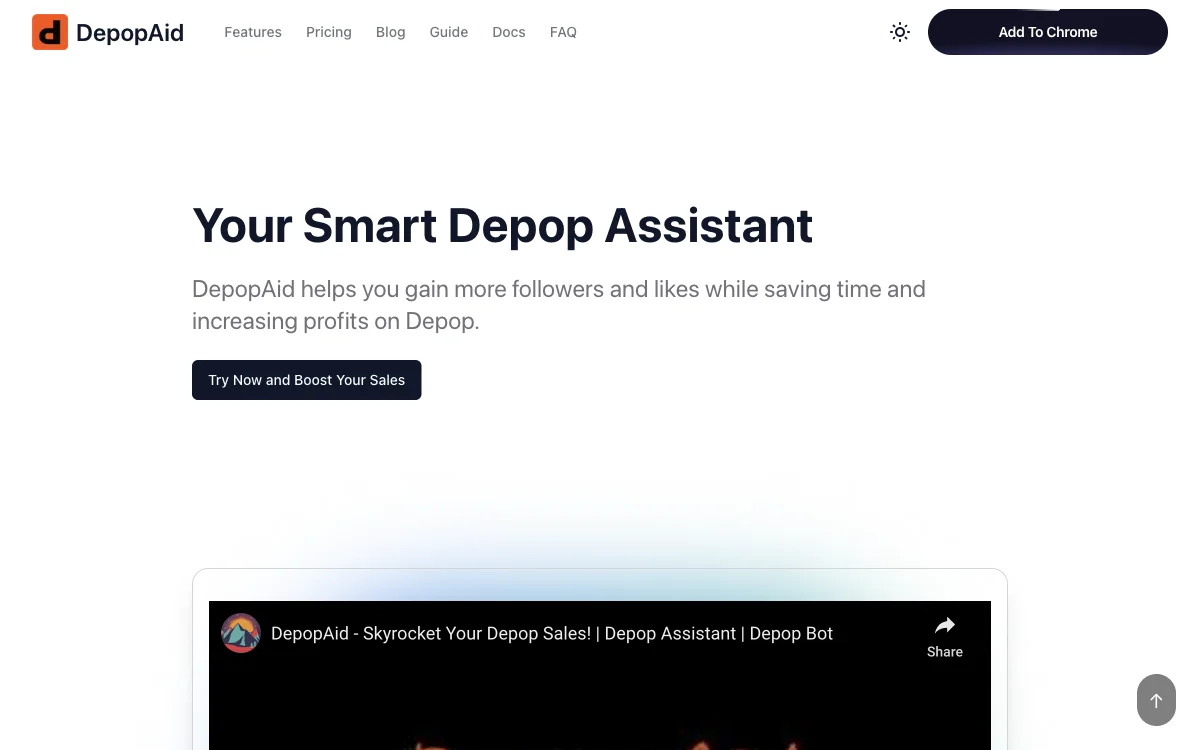 DepopAid: Boost Your Depop Sales with AI