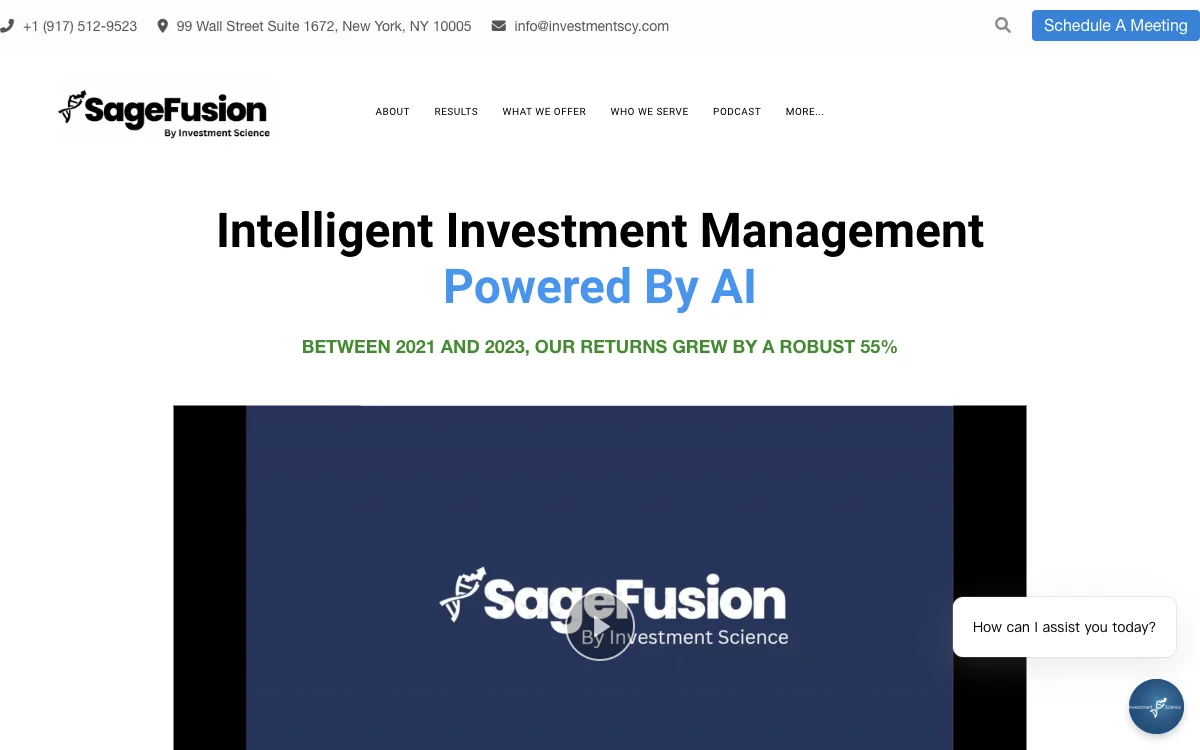 SageFusion: AI-Powered Investment Advisor for Optimal Portfolios