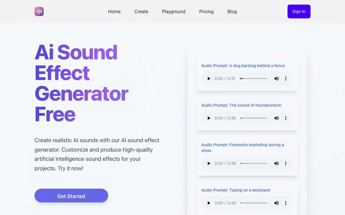 Create Custom Sound Effects with Ai Sound Effect Generator Free