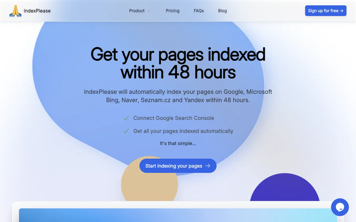 IndexPlease: Index Your Pages within 48 Hours for Better Organic Traffic