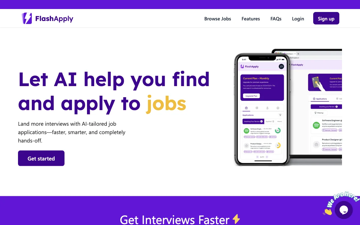 FlashApply: AI-Powered Job Application Tool for Faster Interviews