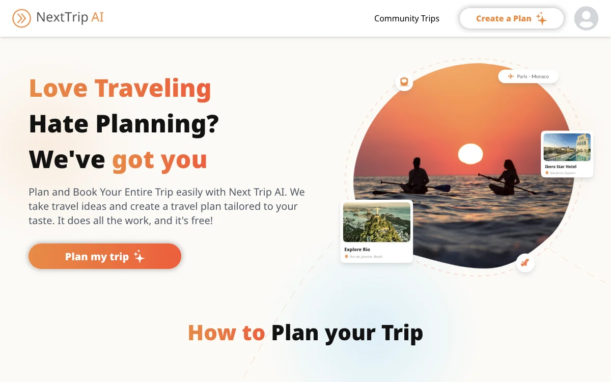 Next Trip AI: Your Free AI-Powered Personalized Trip Planner