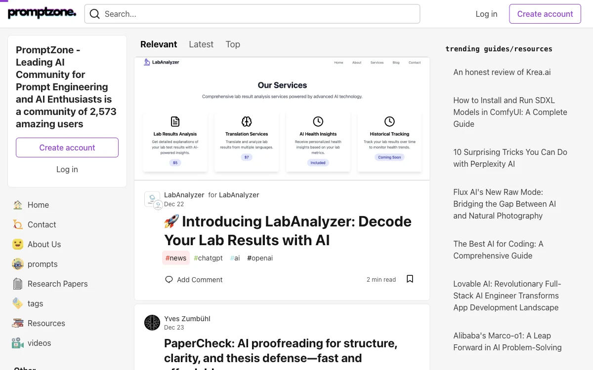 PromptZone: Empowering AI Enthusiasts with Prompt Engineering