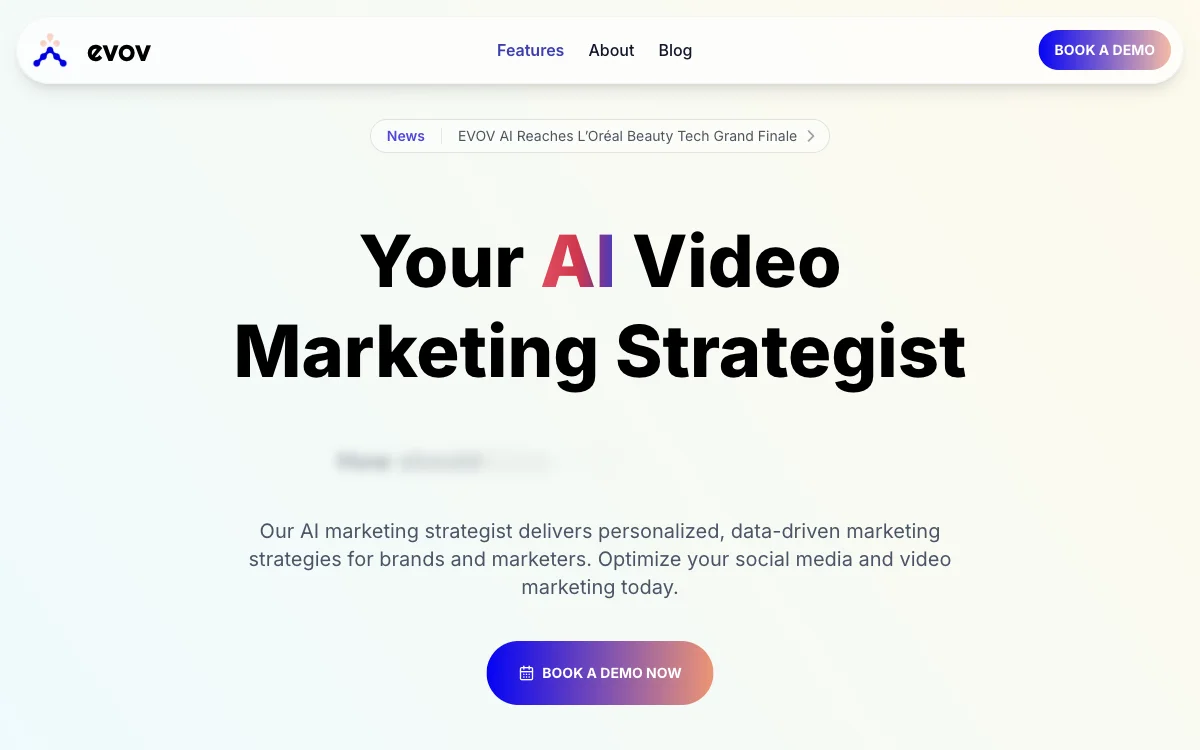 EVOV AI: Your AI-Powered Video Marketing Strategist for Maximum Impact