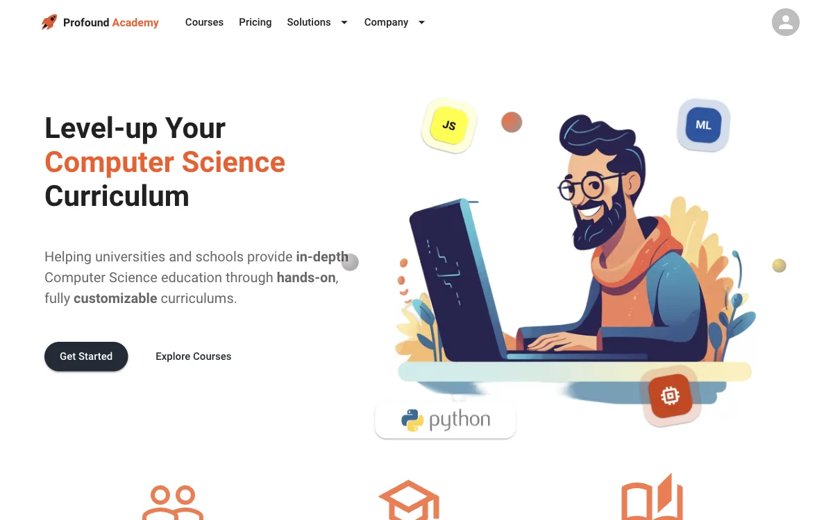Profound Academy: Empowering Computer Science Education with AI