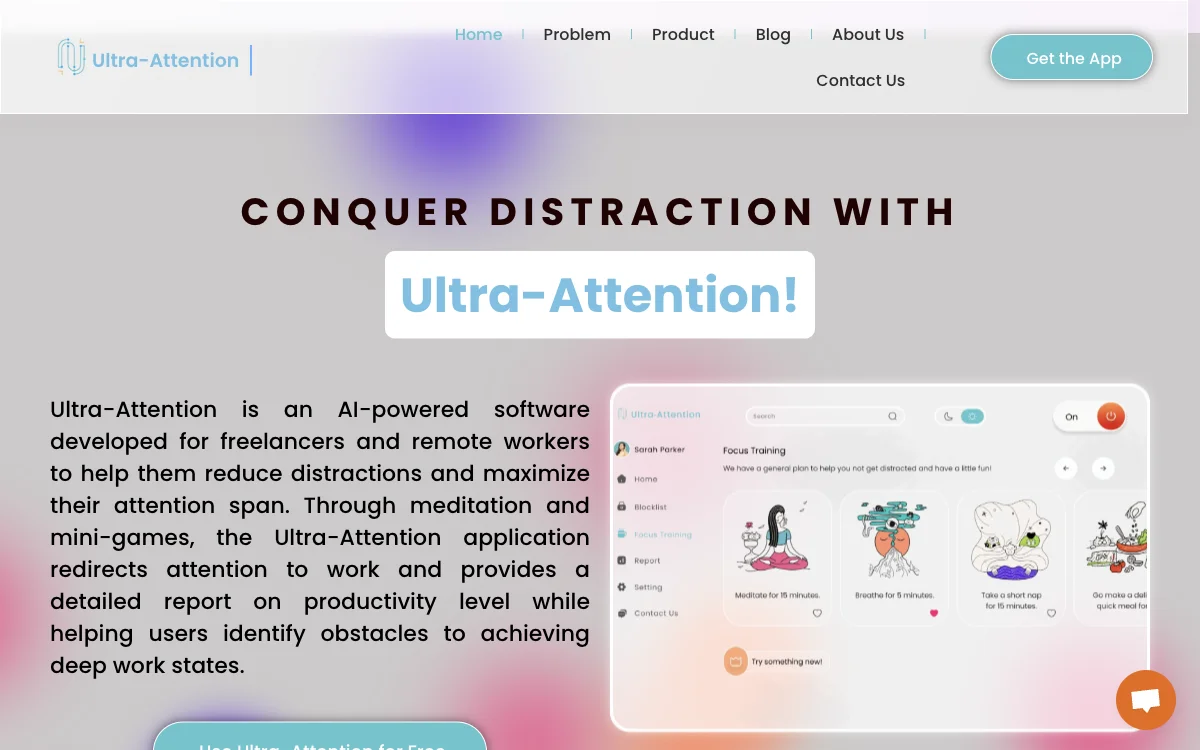 Ultra-Attention: Boost Freelancers' Productivity with AI