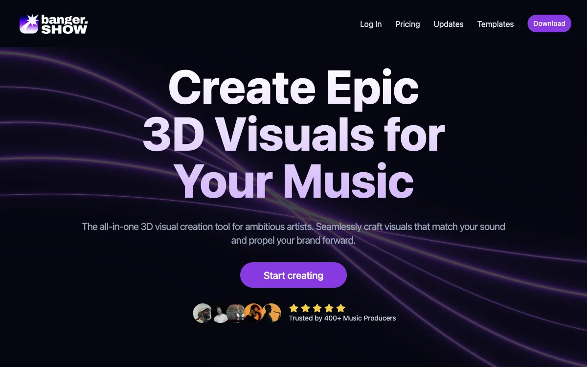 Banger.Show - Unleash Stunning 3D Visuals for Your Music