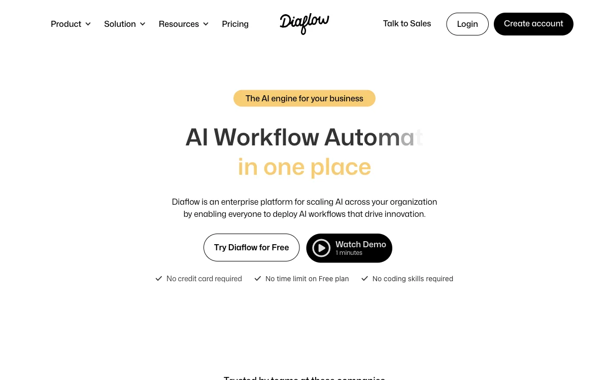 Diaflow: The Ultimate AI Platform for Business Innovation