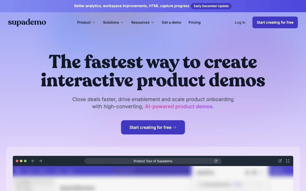 Supademo: Transform Your Product Demos with AI