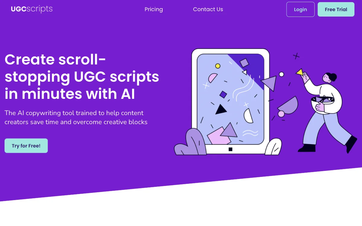 AI-Generated UGC Scripts: Упрощение творческого процесса