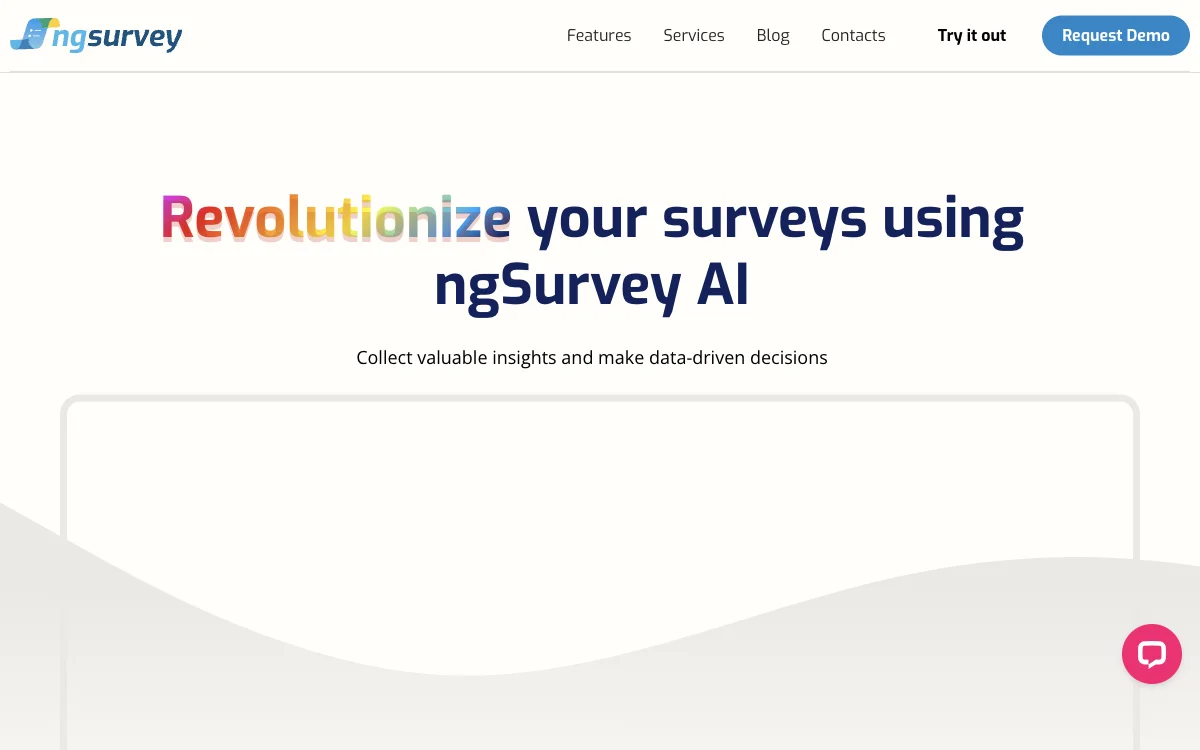 ngSurvey: Revolutionize Surveys with AI-Powered Software