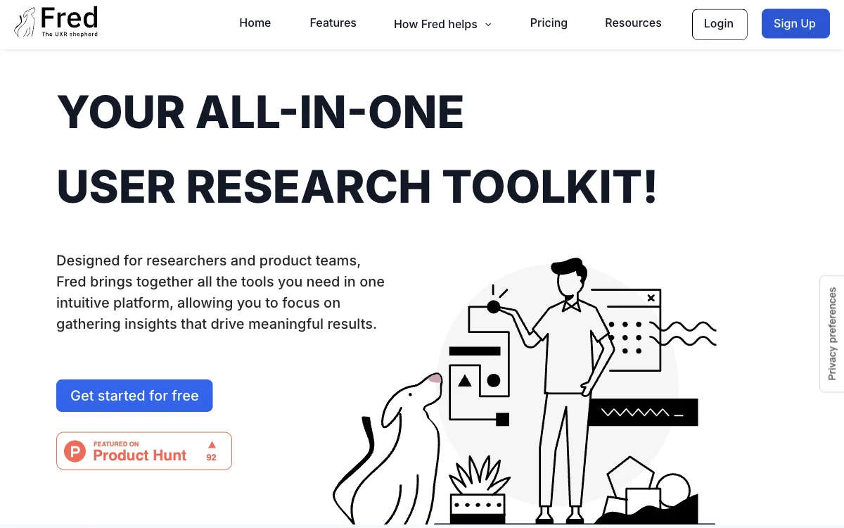 Fred: The All-In-One UXR Tool for Streamlining User Research and Reporting