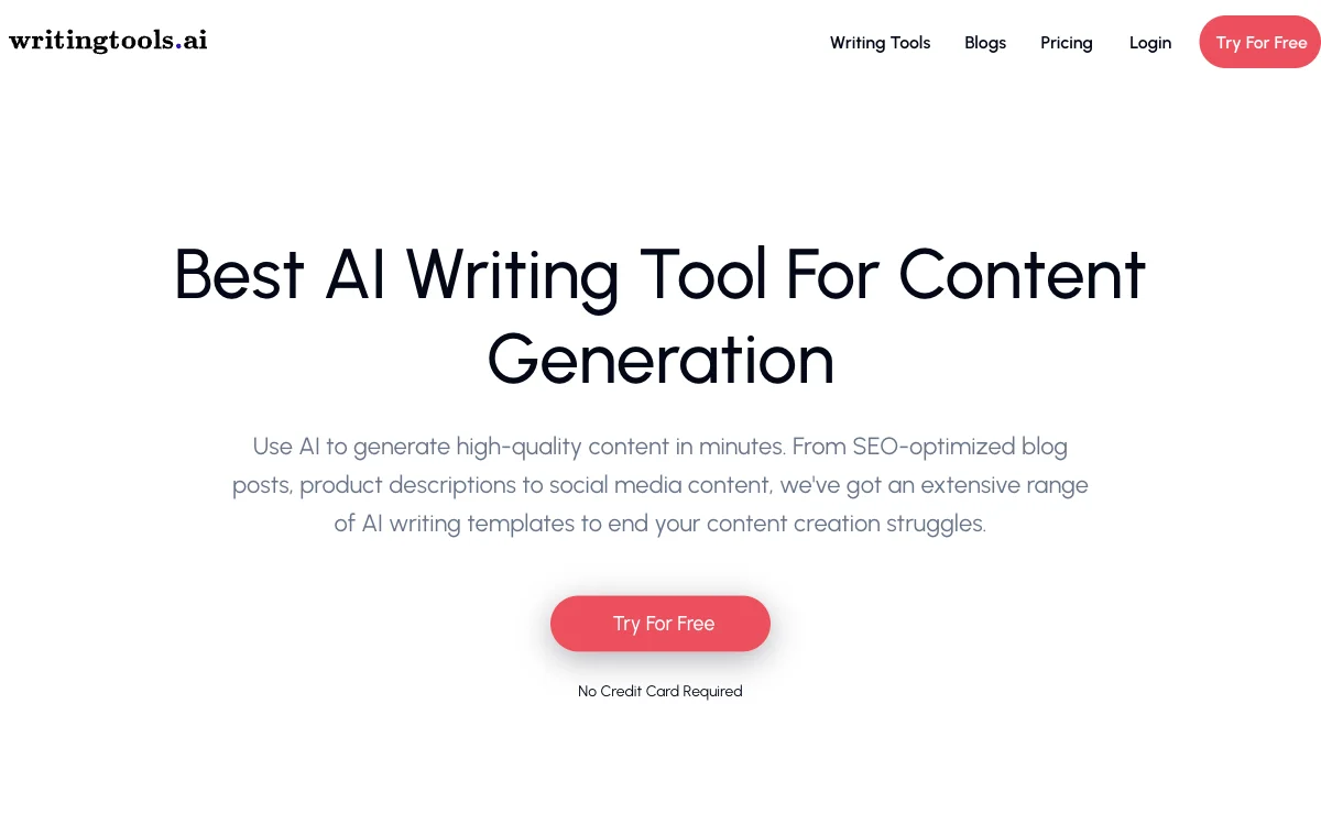 WritingTools.ai: Revolutionizing Content Generation