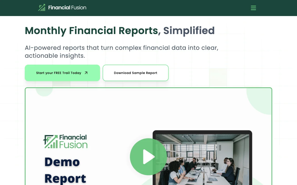 Financial Fusion: AI-Powered Financial Management for Business Success